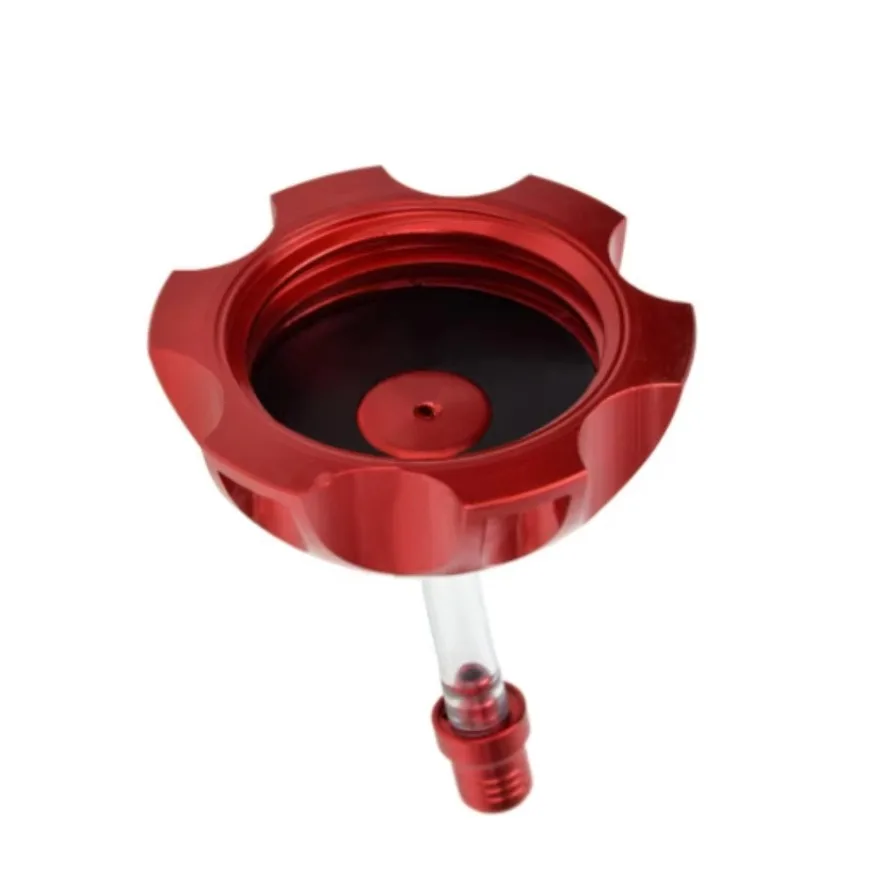 Off-Road Motorcycle Modification Accessories General CNC Aluminum Alloy Fuel Gas Tank Cap With Exhaust Riser Tank Cap 1SET image 5