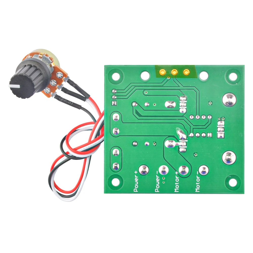DC 12V-40V 12V 24V 36V 10A 400W Einstellbarer DC-Motor-Drehzahlregler PWM-Controller mit Drehpotentiometer-Schalter 100K Ohm – Detail 5