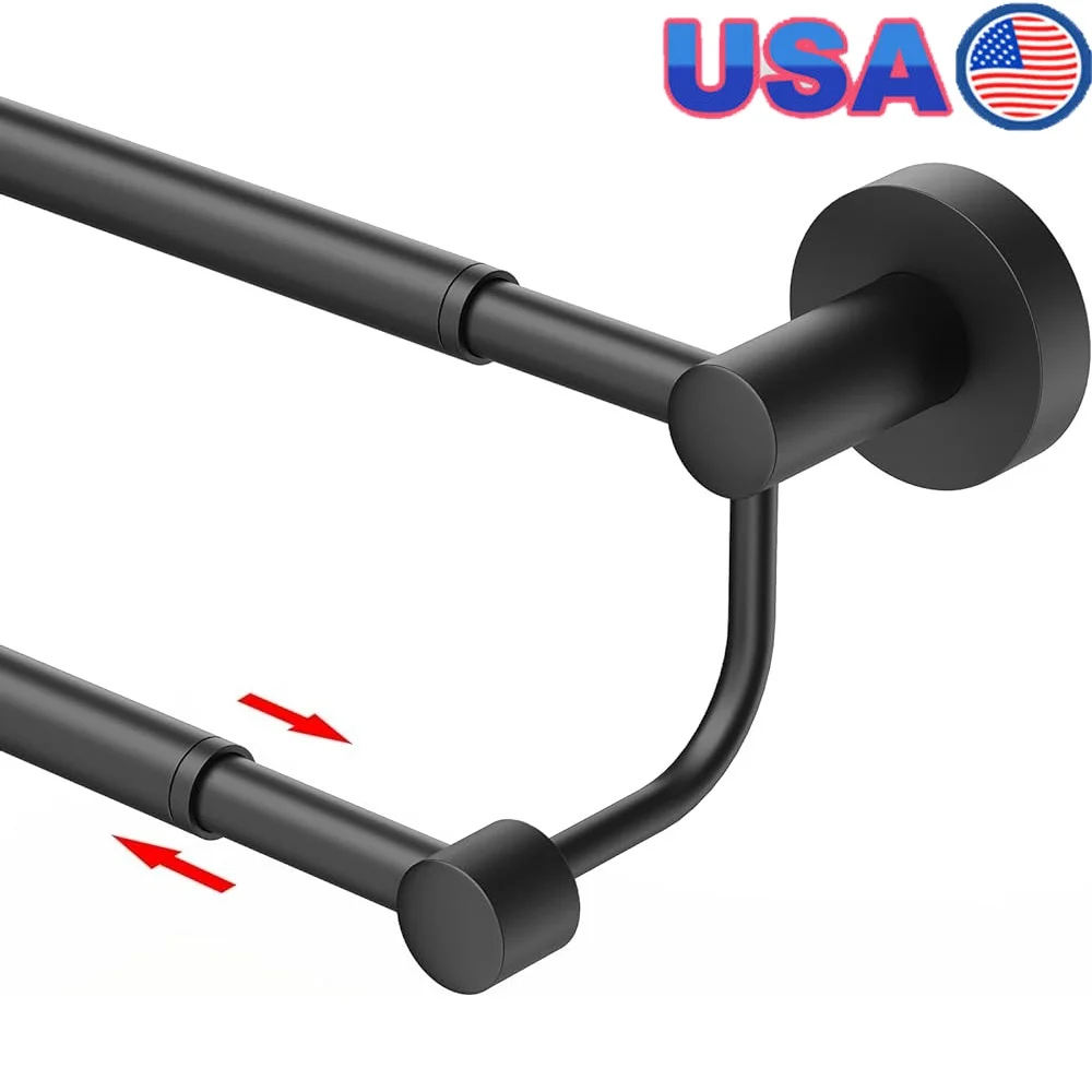 

Выдвижной вешалка для полотенец 16-28 дюймов, настенный SUS304, сверхмощный держатель для полотенец для ванной комнаты, современный дизайн, легкий