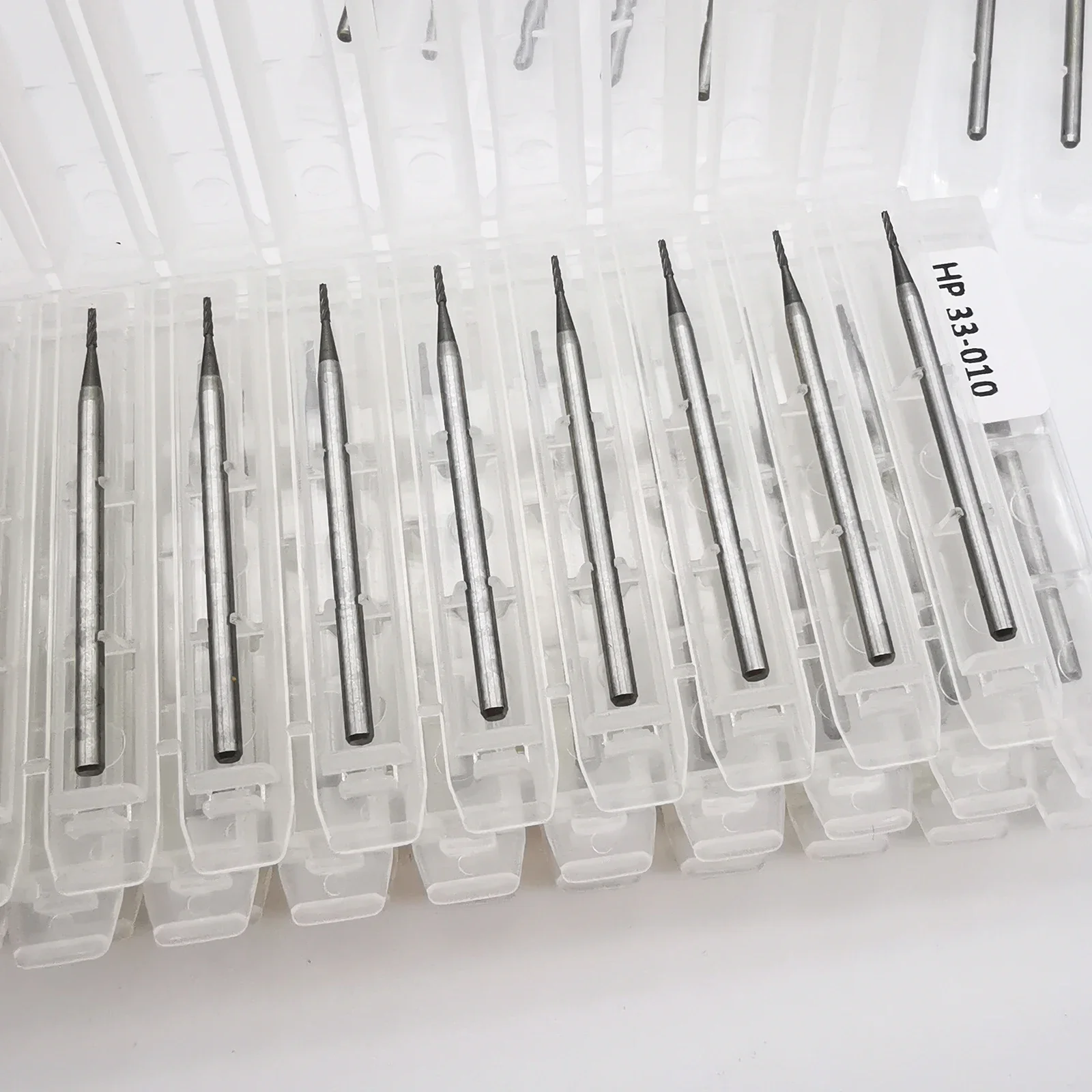 Tungsten Carbide Burs Drills Bur HP Dia 2.35mm For Straight Nose Cone Low Speed Handpiece 10Pcs/Pack