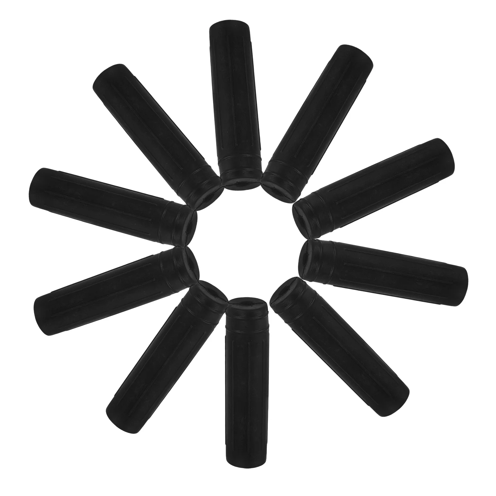 

10pcs Rubber Handle Grip Covers for Hoe Hammer Garden Tools Protective Replacement Tube Non-Slip Accessory Farm Equipment