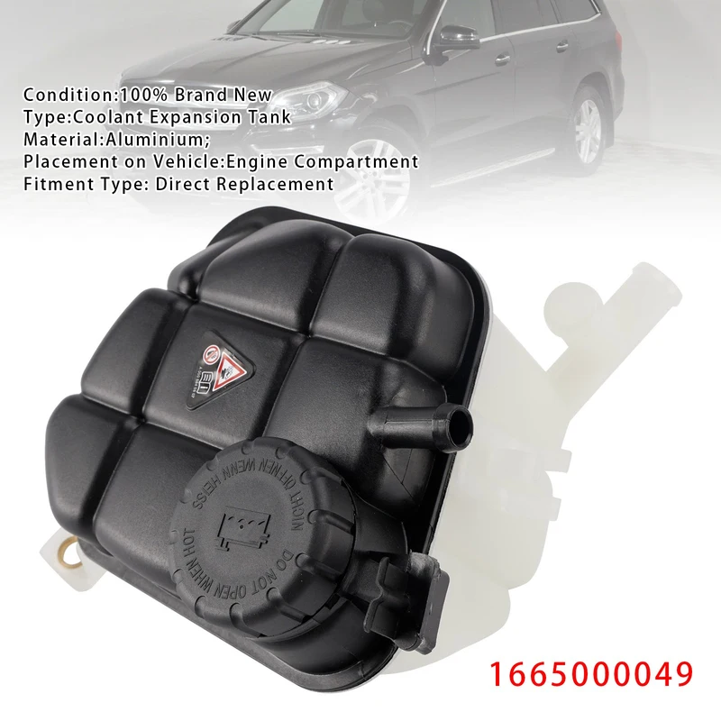 AAA+ Coolant Expansion Tank + Cap + Sensor Per Mercedes-Benz X166 W166 1665000049