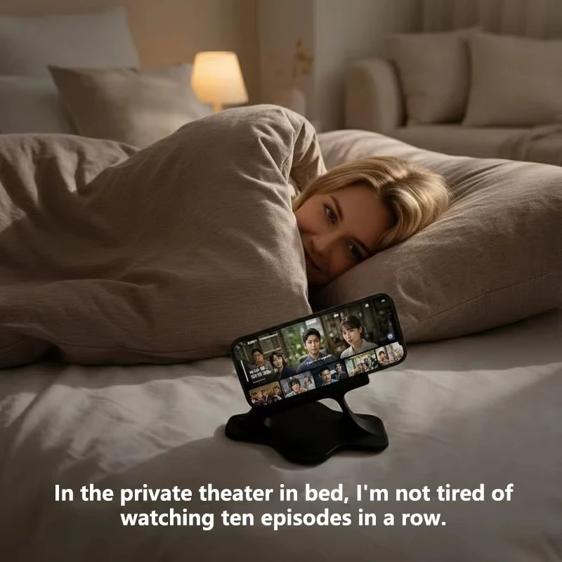 Bed Lazy Phone Stand, Hand-free Phone Bracket, Ergonomic Design, Portable Phone Support for Lying Down & Home Entertainment view 6