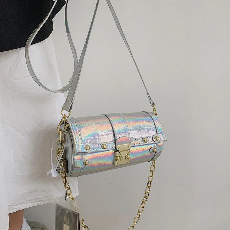 حقيبة كتف كلاسيكية فاخرة بتصميم كلاسيكي من الجلد للنساء، حقيبة يد أنيقة للارتداء اليومي الحديث #6