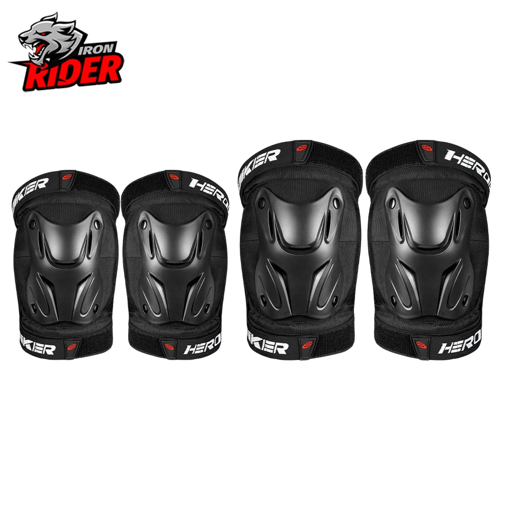 

Мотоциклетные наколенники и налокотники, защита от падения, защита от столкновений, износостойкое защитное снаряжение для езды по бездорожью, спортивное оборудование на открытом воздухе