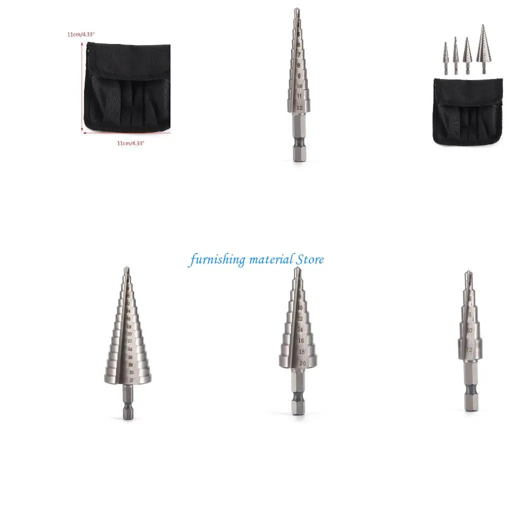 

Ступенчатое сверло с шестигранным хвостовиком Y5GD для сверла с несколькими отверстиями из пластика, дерева и металла