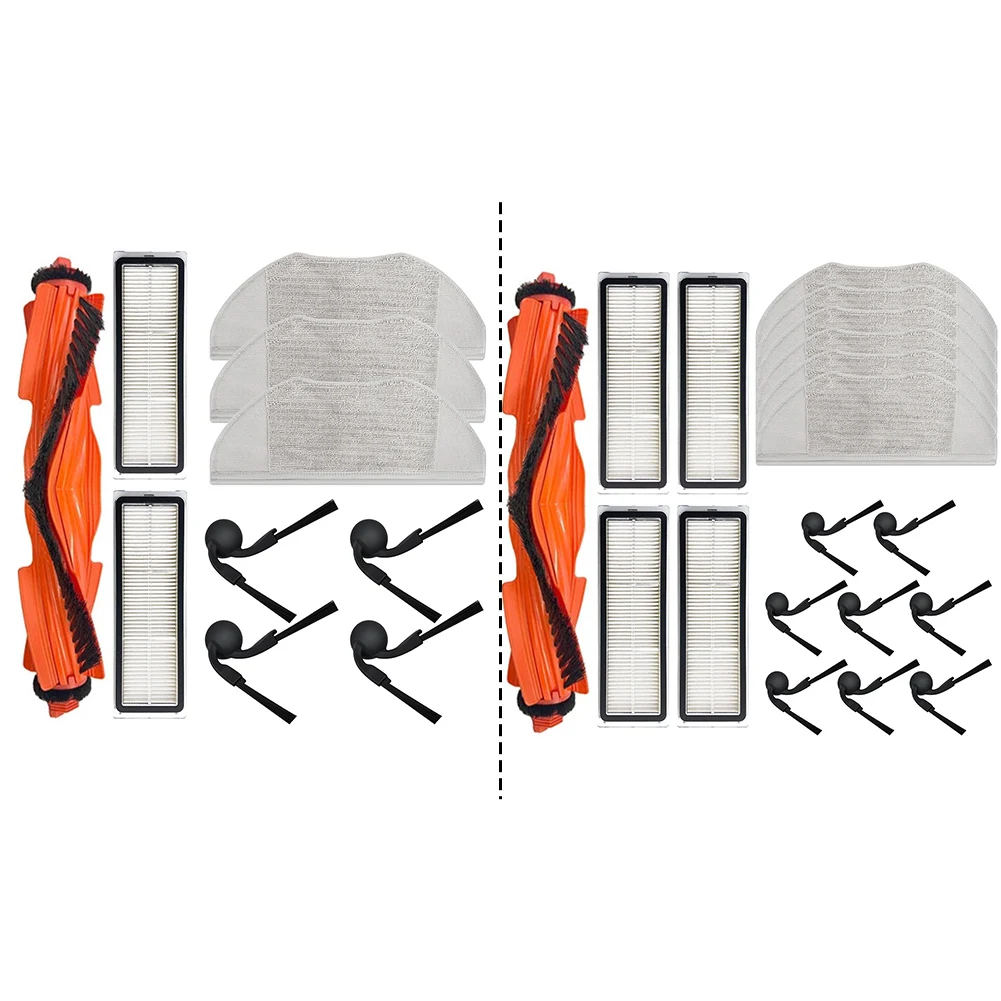 

Набор щеток-фильтров для швабры для робота-пылесоса Xiaomi S40 OV81, полный комплект деталей для уборки кромок и пола