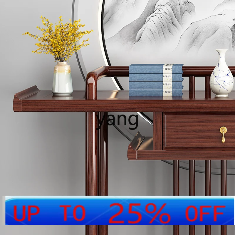

LMM all solid wood porch cabinet shoe cabinet living room entrance modern home partition cabinet
