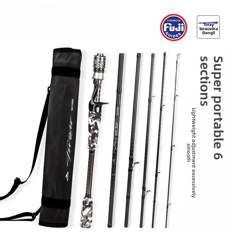 

25 типов Forester, 6 секций, дорожный стержень Luya, многосекционный сверхпортативный стержень, наклонный рот, удар для дальних инвестиций