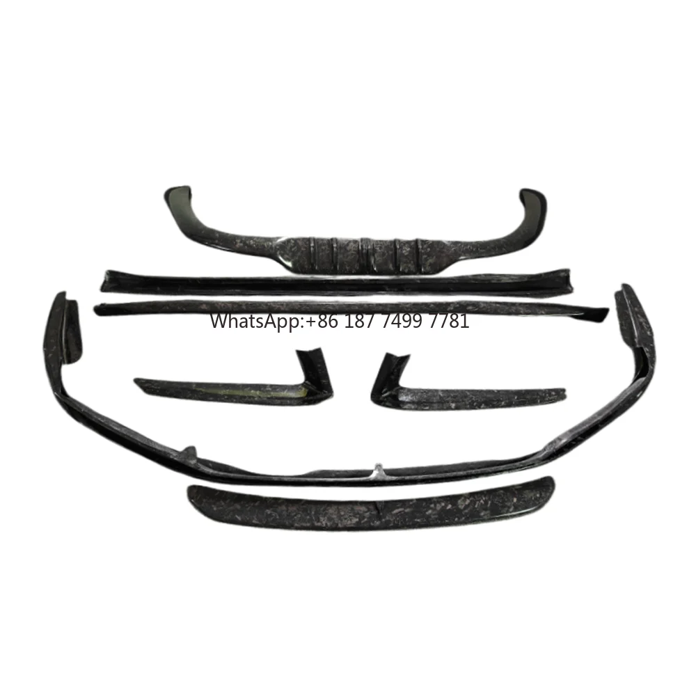 

Used for . 911 992 Modification Forging Pattern TH Style Front Lip Side Skirt Rear Diffuser Front Bumper Splitter Body Kit