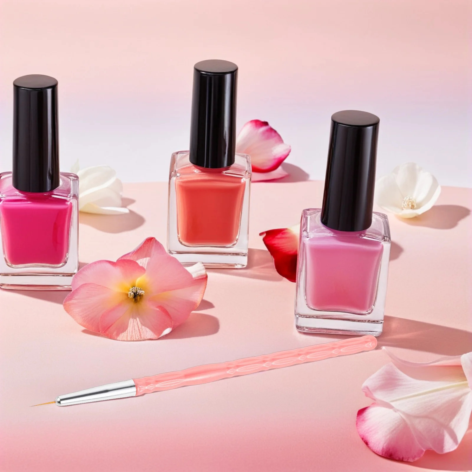 30 peças pincéis de forro de arte de unha pincel de ponta fina para unhas design de unhas canetas de desenho padrão tamanhos 7 9 11mm