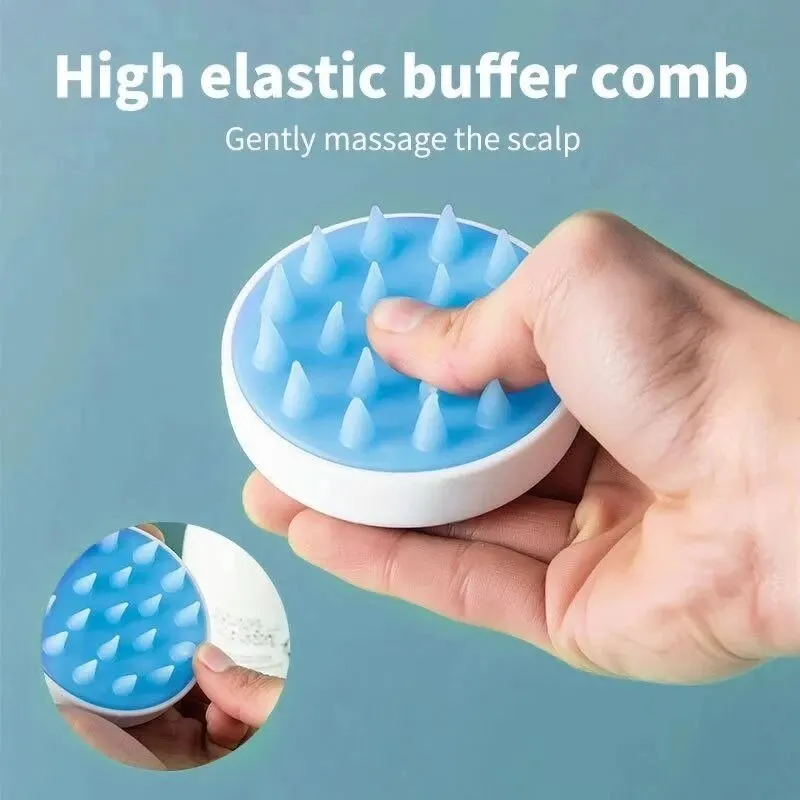 Massage Comb Scalp Cleansing Soft Bath Massage Brush Adult Baby Shampoo Massage Comb Silicone Comb Hairdressing Tools image 6