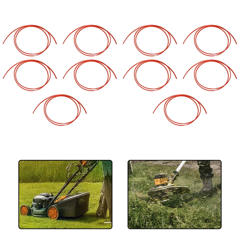 

3/5/10PCS 2.4mm Round 2M Lawnmower Head Power Cord Kit For Most Lawn Mower Heads Garden Power Tool Accessory