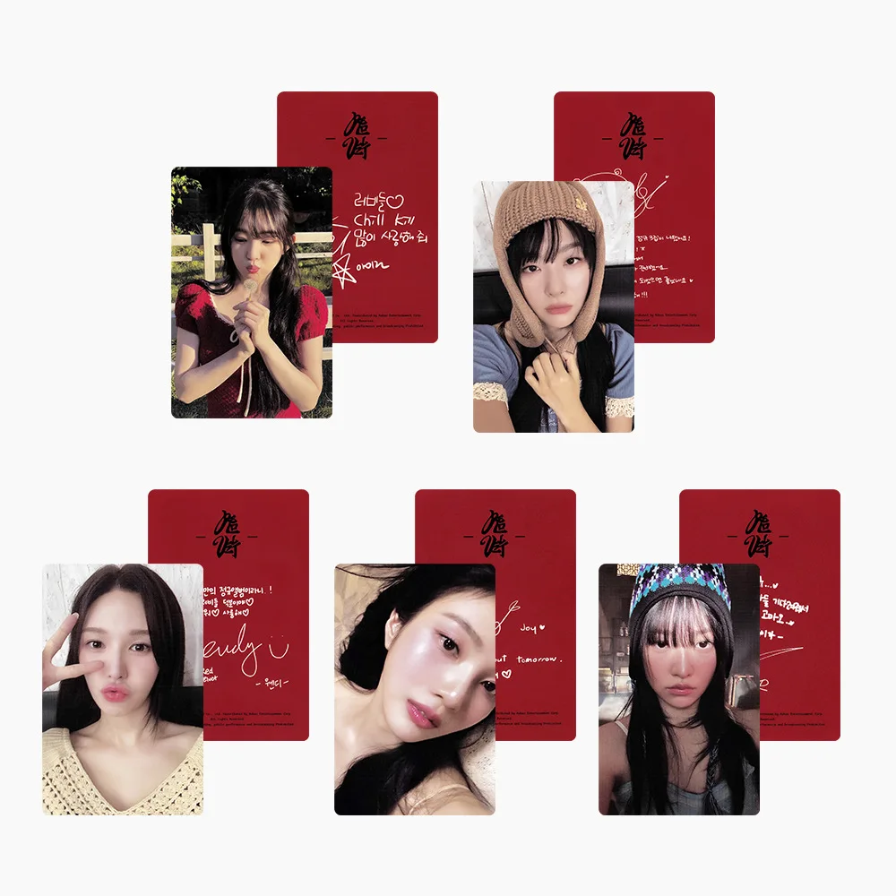 KPOP Velvet 3rd Album Chill Kill Bag/Poster Ver. Photogcards Irene Wendy Selfie LOMO Cards SeulGi YERI JOY Fans Collections