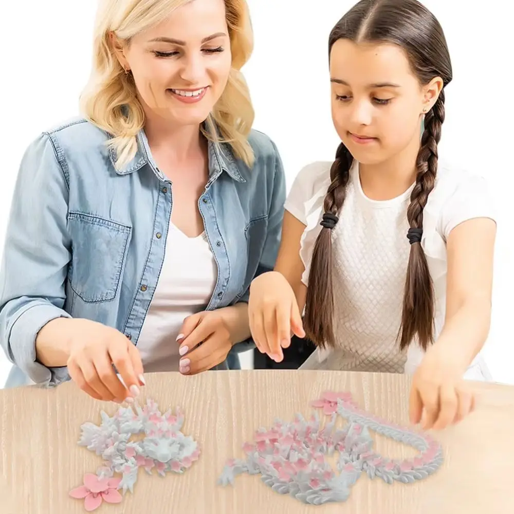 

Имитация глаз 3D-печатный дракон Сакура Дракон Вращающийся 3D-печатный дракон Diceratops Гибкие подвижные соединения