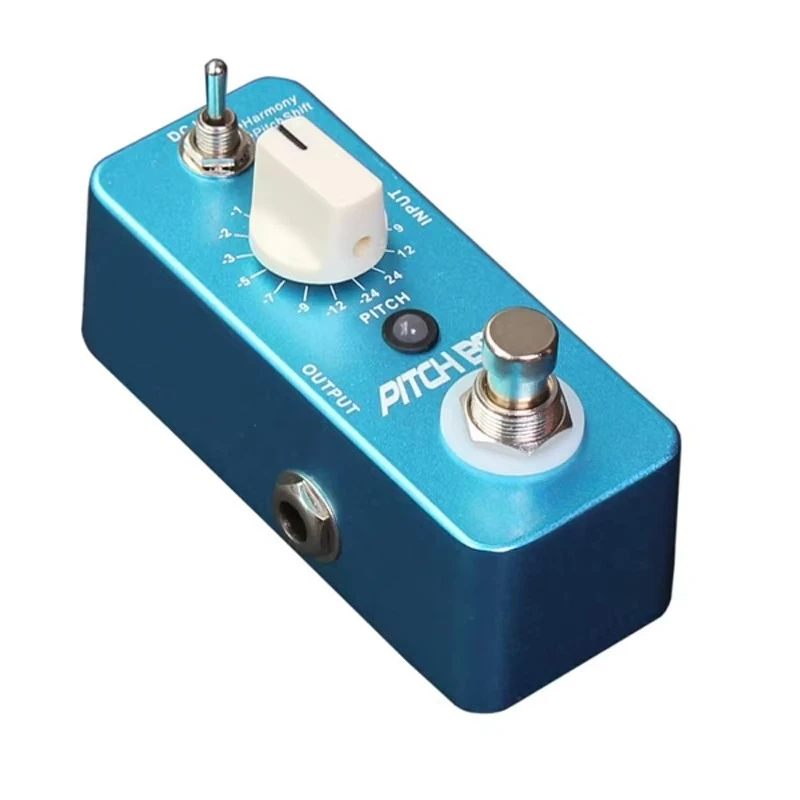 Pitch‑Shift Guitar Effect Pedal MPS1, 3‑Mode Harmony Detune Processor, Electric Guitar Transpose Effect Accessory