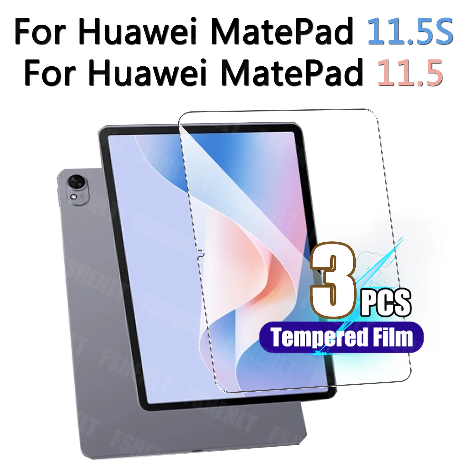 لهواوي MatePad 11.5 S / 11.5 (11.5 بوصة) 2024 2023 واقي شاشة مضاد للخدش HD 9H صلابة اللوحي فيلم الزجاج المقسى