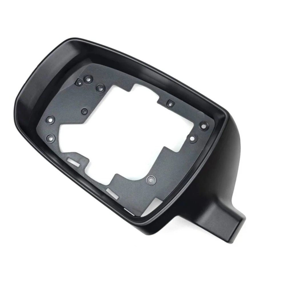 for Fit for Kia For Sorento 2009-2014 Side Mirror Frame Base Shell 876152P000 876252P000 ABS Black Rearview Mirror Replacement