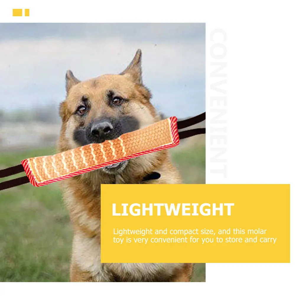 

Dog Training Bite Tug Stick Puppy Teething for Dogs Tether Outdoor Large Chew