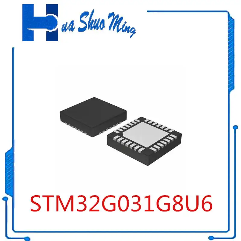 

5 шт./лот STM32G031G8U6 STM32G031G8 STM32G031G STM32G031 STM32G STM32 G031G8 UFQFPN28
