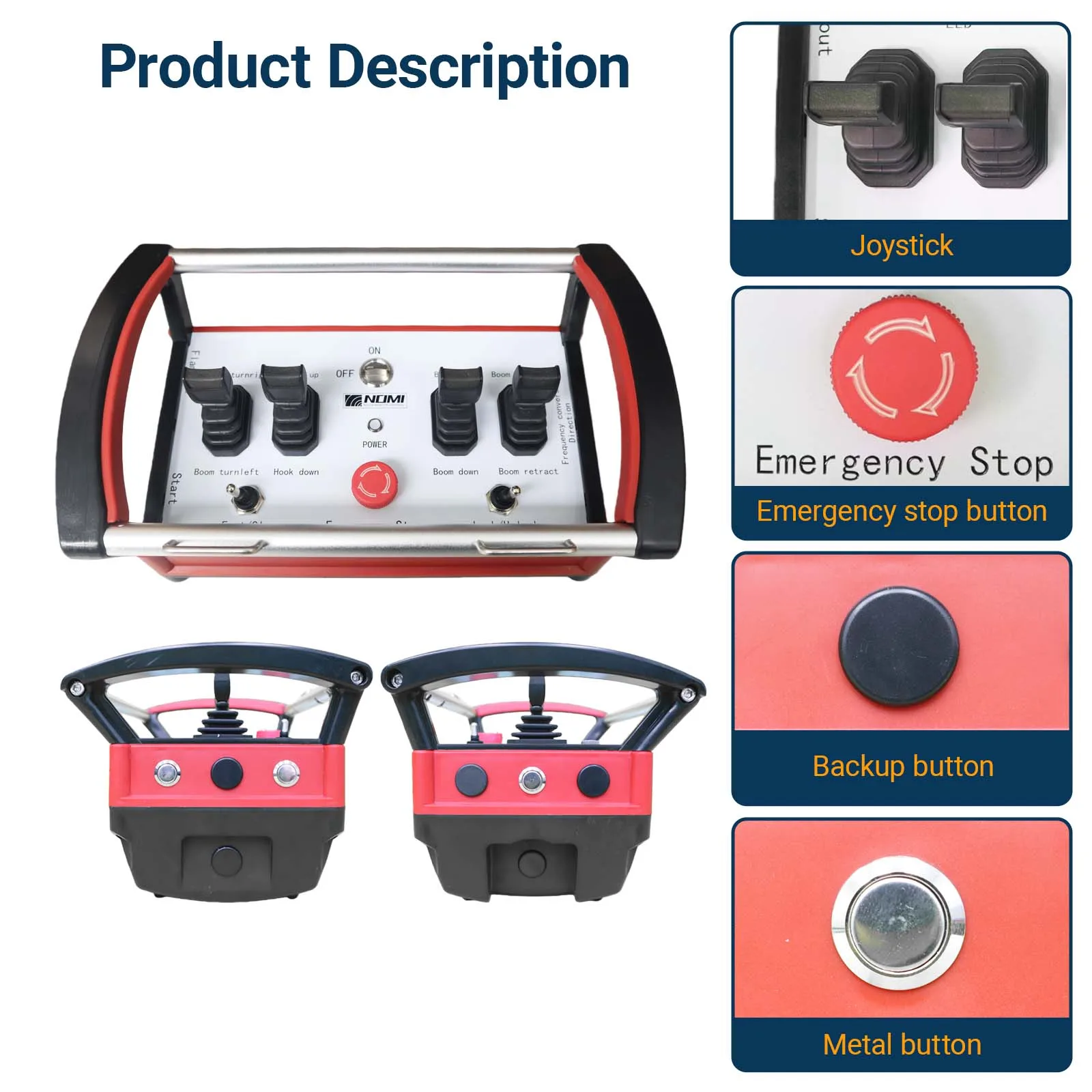 Material Handling Hydraulic Proportional Remote Main Unit Good Stability