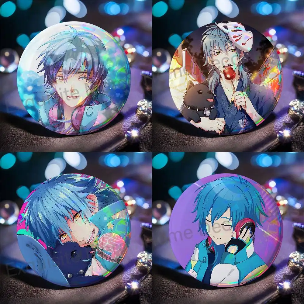 A-Aoba Seragaki D-DRAMAtical Badges Round Nijigen Otaku Culture IP peripheral products 58mm 44mm 32mm 75mm 25mm Mini