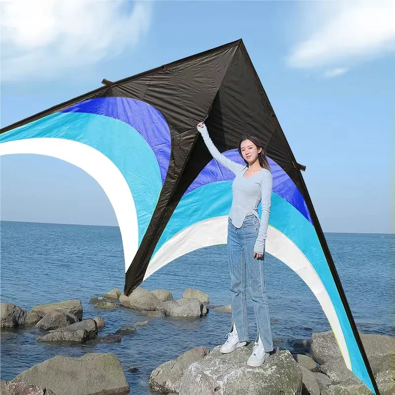 

Premium high-end oversized blue ice flame kite for adults, large adult
