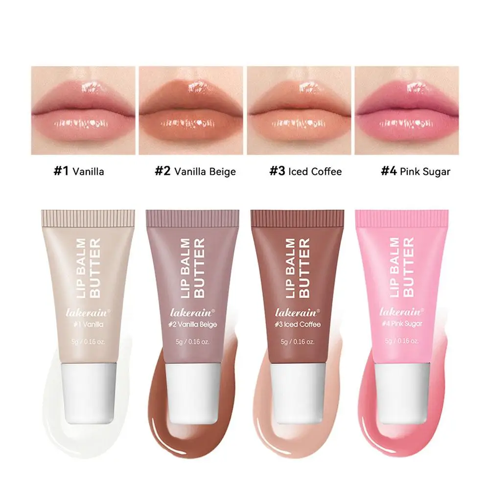 4 ชิ้น/เซ็ตฤดูร้อน Fridays Lip Balm Moisturizing Smooth Soft LIPS เครื่องสําอางน้ําตาลวานิลลา Beige Sweet Mint แต่งหน้า Lip Care