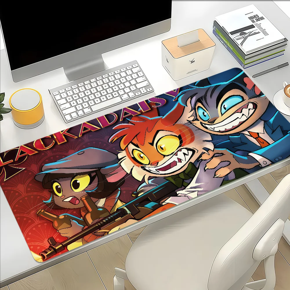 Cartoon Lackadaisy Mouse Pad Large Non-slip Lockedge Desktop Computer Desk Mat Keyboard Writing MousePad Office Gamer Student