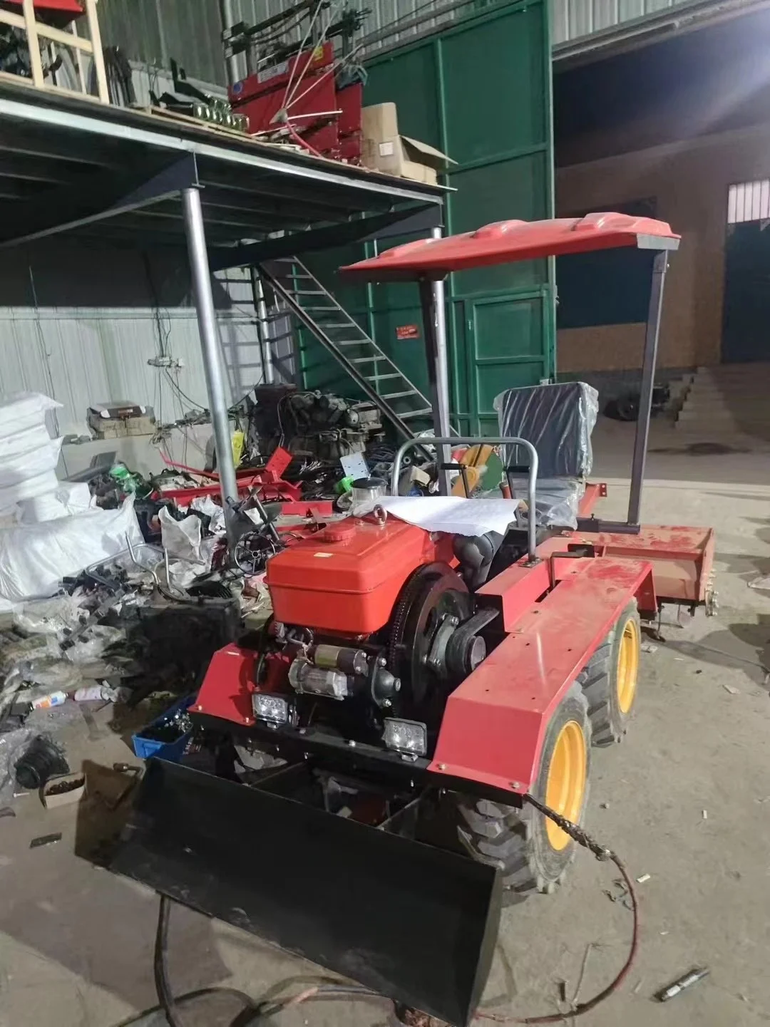 Bulldozer Equipment Remote Control Mini Crawler Cultivator