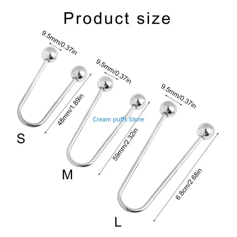 50LE 2 قطعة/الحزمة مشابك ملابس لولبية معدنية برأس مزدوج حل أنيق للحفاظ على زر تثبيت آمن لملابسك #6