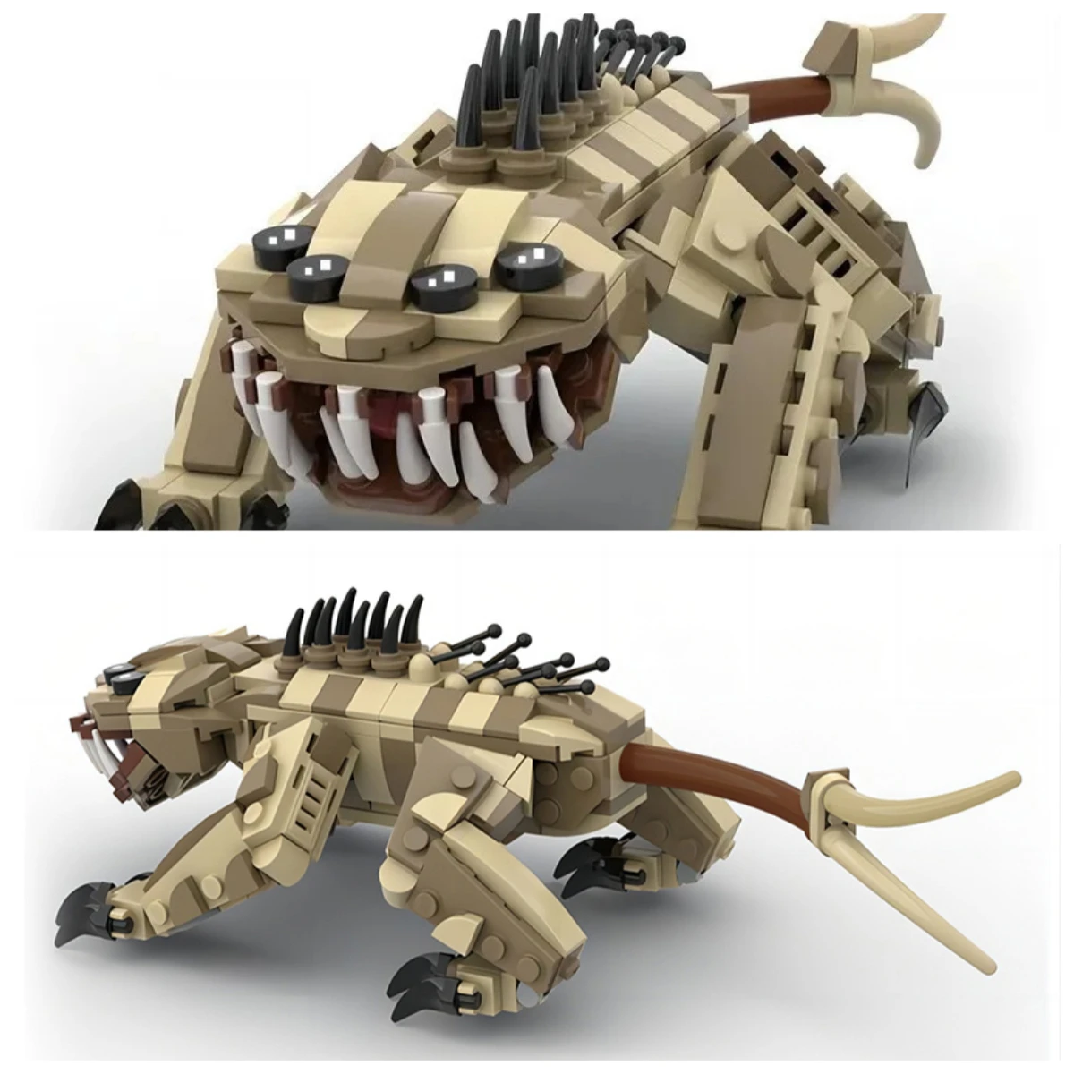 

Star Movie Series Building Blocks MOC Lizard Monster Animals Figures Model Assembly Puzzle Toy DIY Ornaments Holiday Gifts