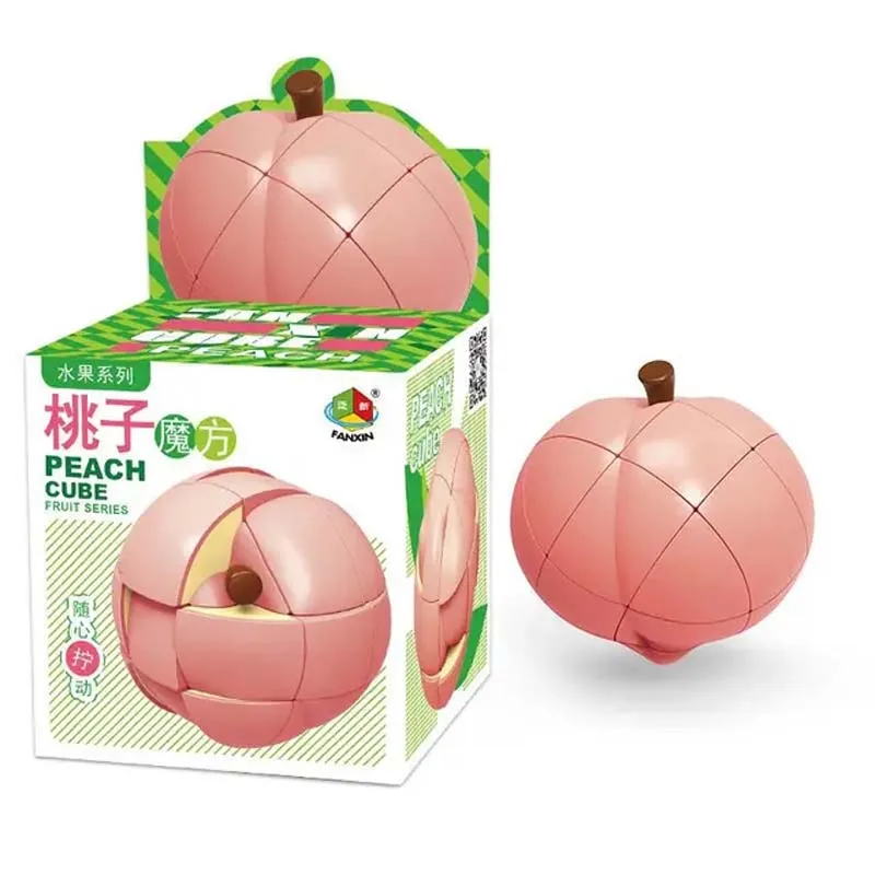 Panxin-Vormige Fruitset Gladde Bananenkubus Kweek Het Intellect Speelgoed Voor Kinderen Fruit Magische Kubus Beginner Puzzel Drukverlichting Speelgoed