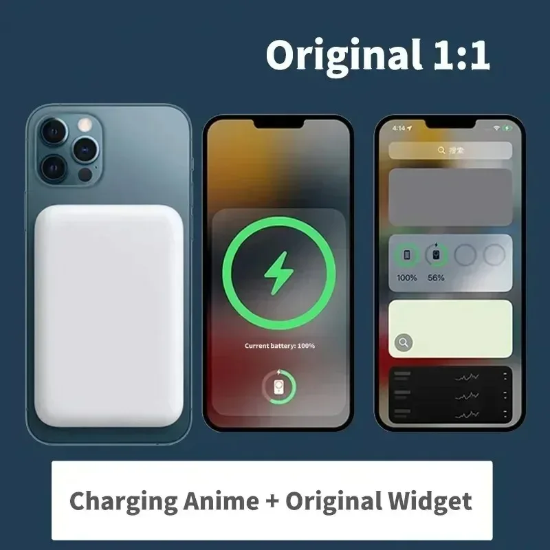 باور بانك مغناطيسي من Xiaomi بقدرة 500000 مللي أمبير في الساعة بقدرة 25 وات، شاحن لاسلكي سريع، محمول بسعة كبيرة لبنك الطاقة Magsafe لهاتف iPhone وسامسونج