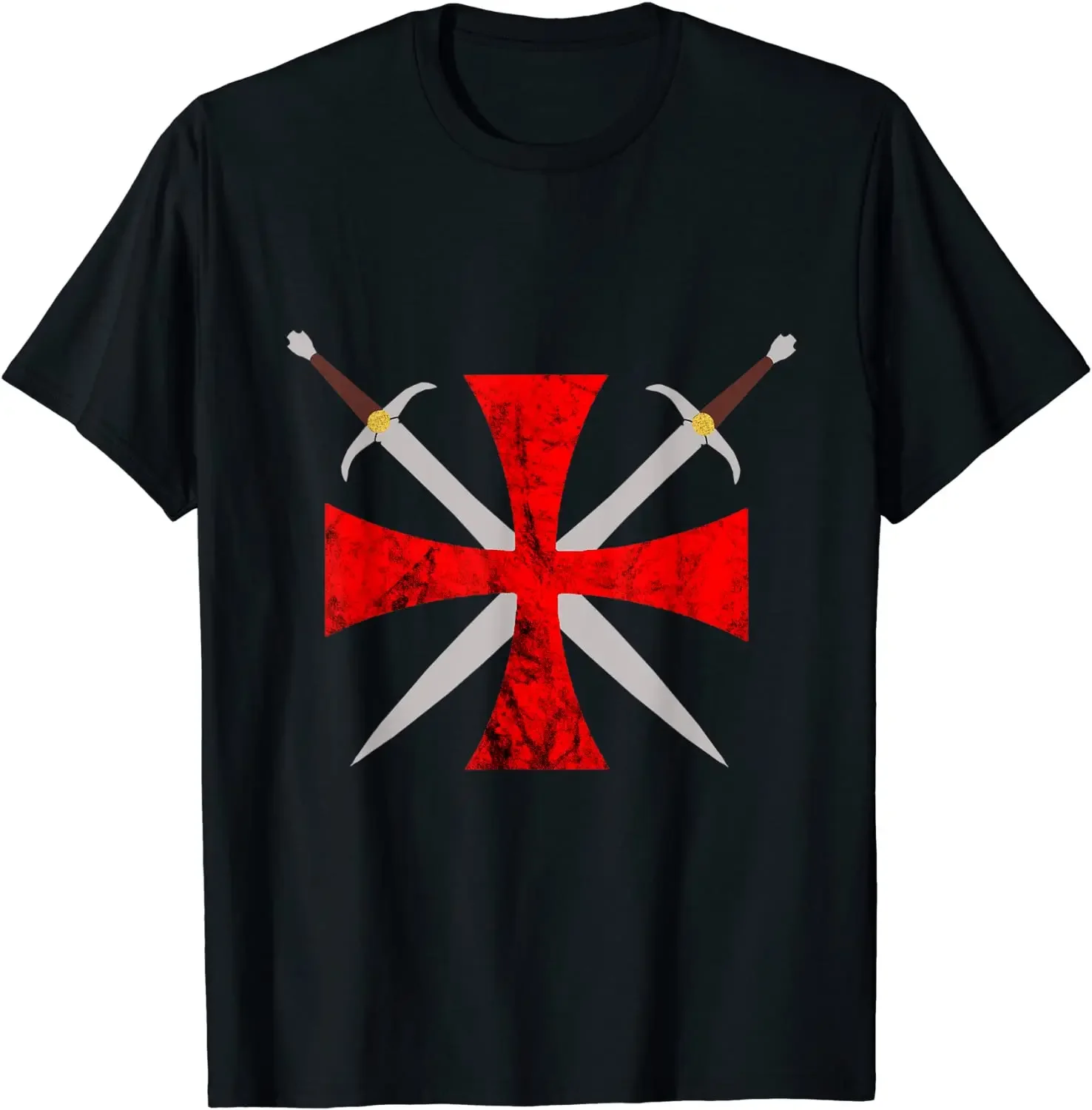 Knights Templar Templar Order Cross Knight Sword T-Shirt. Summer Cotton Short Sleeve O-Neck Mens T Shirt New S-3XL