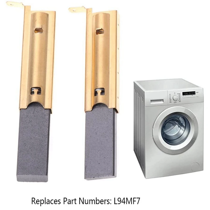 Carbono Insere Escovas para Máquina de Lavar, Motor, Siemens, L94MF7, 12Pcs