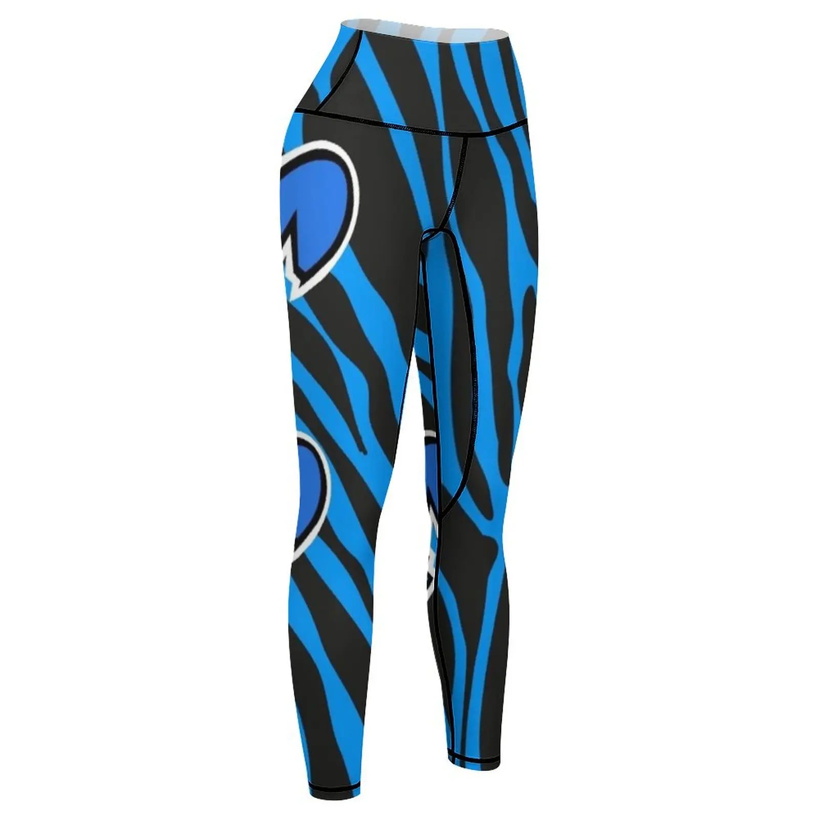 HBK Zebra Heart Leggings gym wear sporty woman gym Womens Leggings