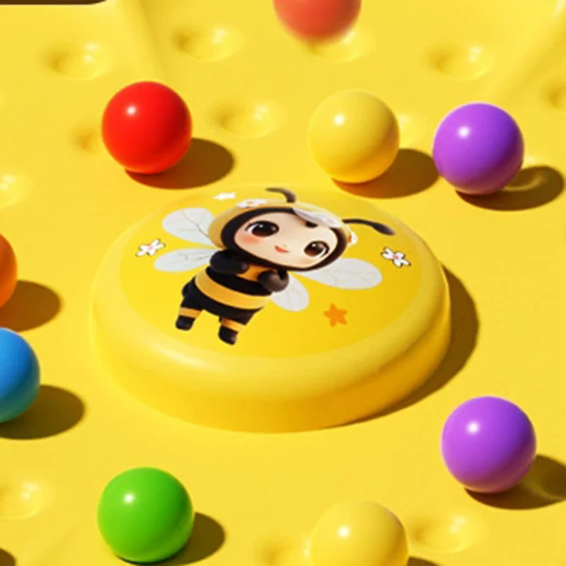 

Magnetic Board Games Bumble Bee Toy Montessori Sorting Puzzle Table Game Fishing Toys Interactive Family Games for Kids Adults