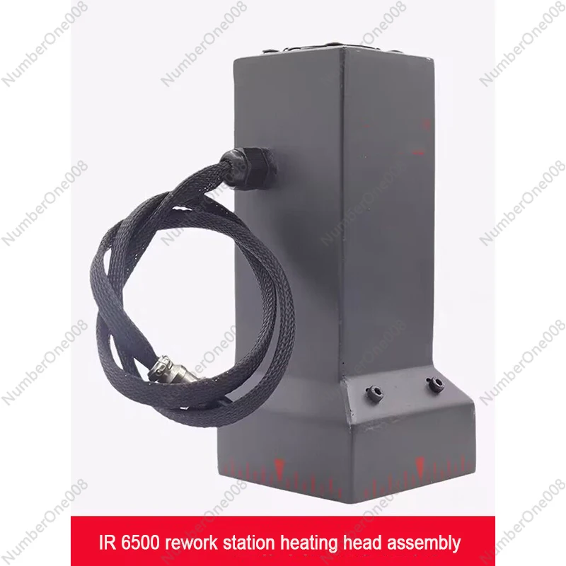 IR6500 Infrared Upper Heater Top Head Built-In Ceramic Plate Rework Station Heating Head Original Hot Air Head Upper