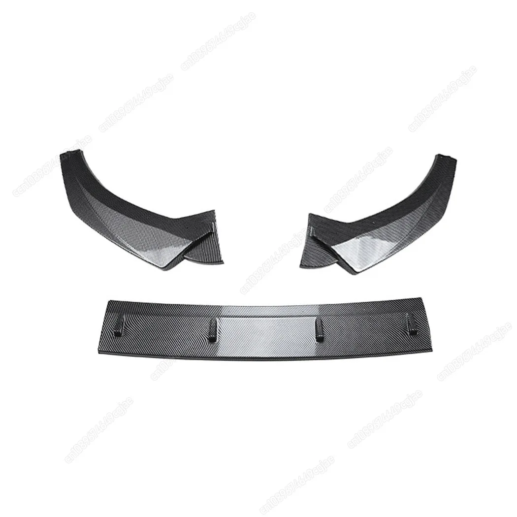 لأودي A3 S-Line S3 8V القياسية TDI TFSI 2013-2016 قبل تجميل الجبهة حافة مصد السيارة الناشر الفاصل بوديكيت ضبط تقليم الأسود #6