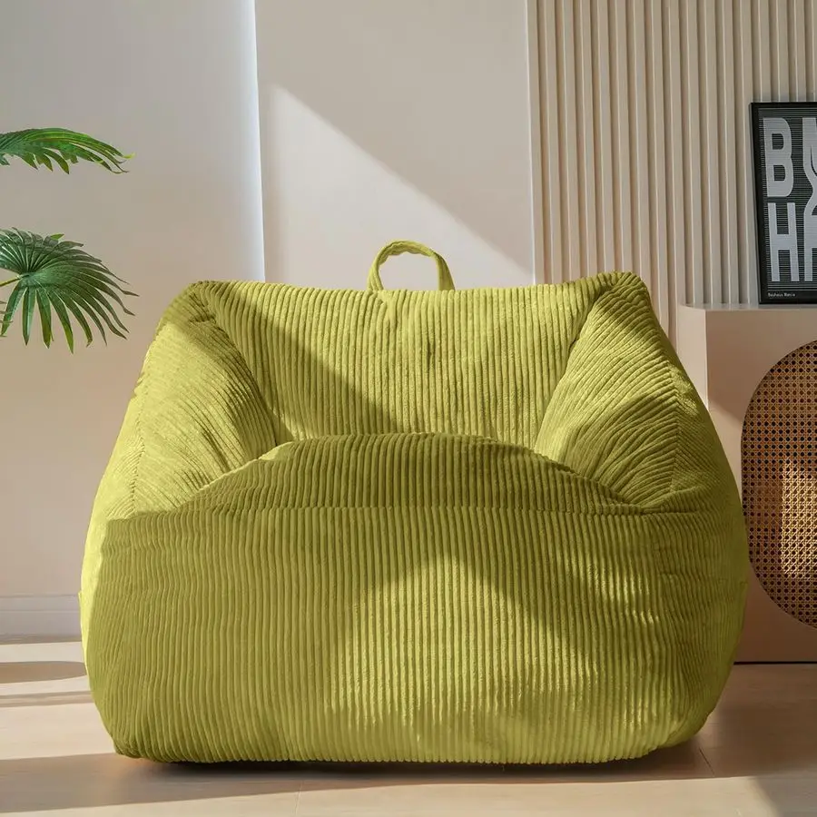 

Bean Bag Chair, Floor Sofa with Handle, Bean Bag Chairs for Adults and Kids, Teens Living Room Bean Bag, Accent Sofa Chair with