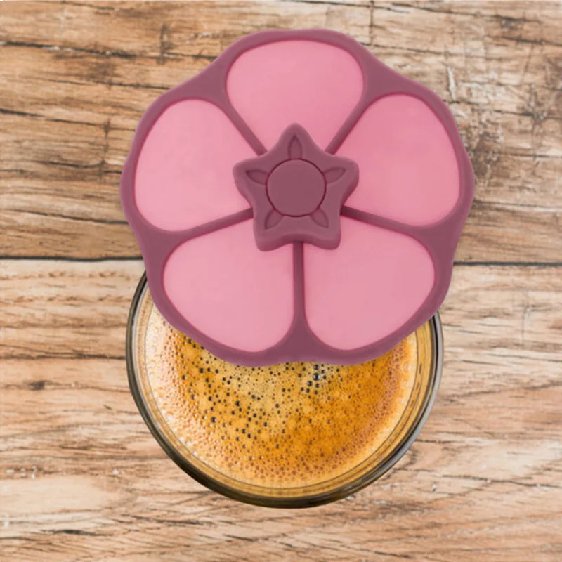 Silicone Cup Lid Sealed Creative Cup Lid Mug Glass Ceramic Cup Dust-proof Nordic Cup Lid Bowl Covers Drinkware Kitchen Dining image 2
