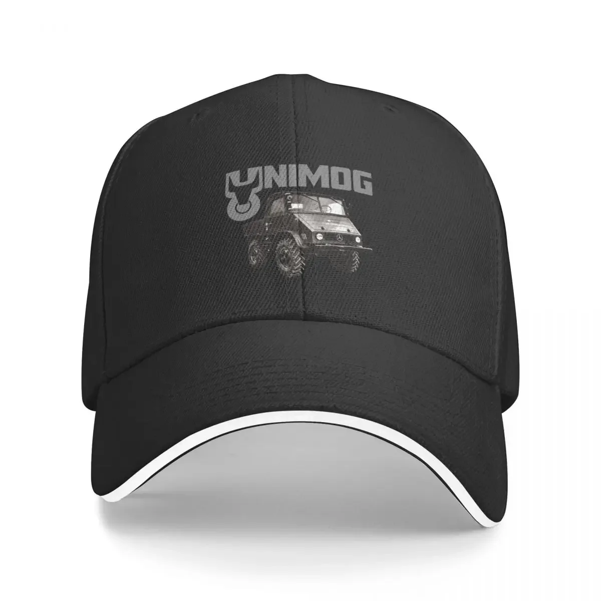 

UNIMOG oldschool (on black) Baseball Cap Trucker Cap beach hat Hat Luxury Brand For Women 2024 Men's