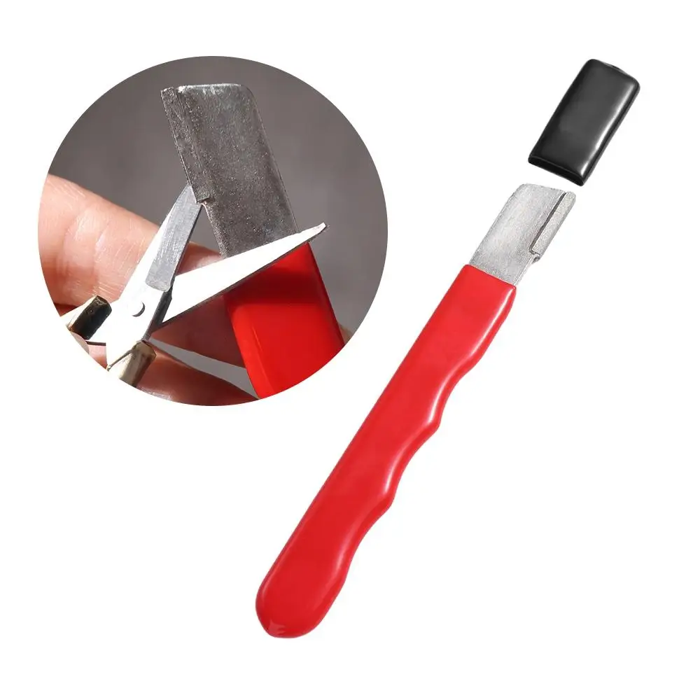 Alloy Garden Shear Sharpening Stone Portable Outdoor Garden Outdoor Sharpening Tool Professional Outdoor Scissors Sharpener