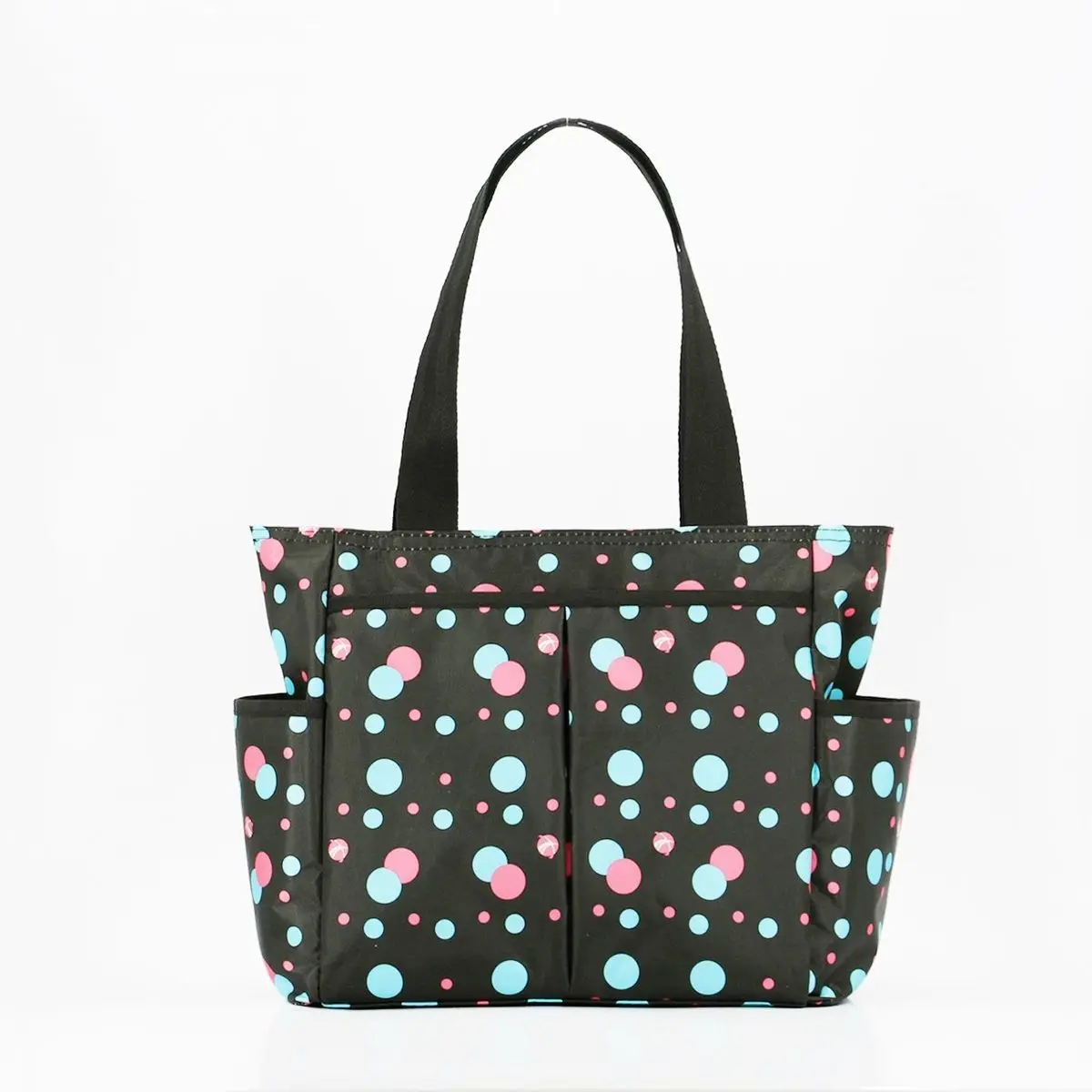 Women Mommy Diaper Bag Casual Large Capacity Fashion Bow Print Shoulder Bag Travel Handbag