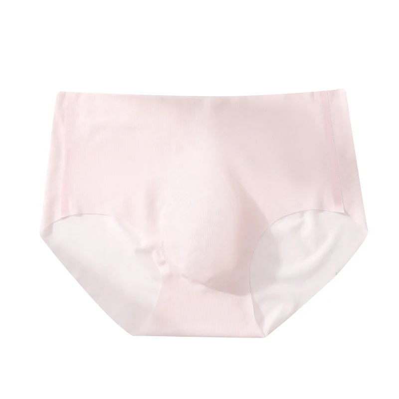Men's Briefs Traceless Ice Silk Sexy Panties Ultra-Thin U Convex Pouch Underwear Sports Breathable Quick-Drying Underpants