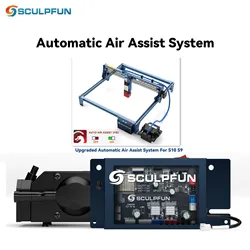 Sculpsfun 30l/min 32bit Mainboard 12V/7A adattatore pompa d'aria automatica per l'aggiornamento del Kit macchina per incisione Laser S9/S10 a S30