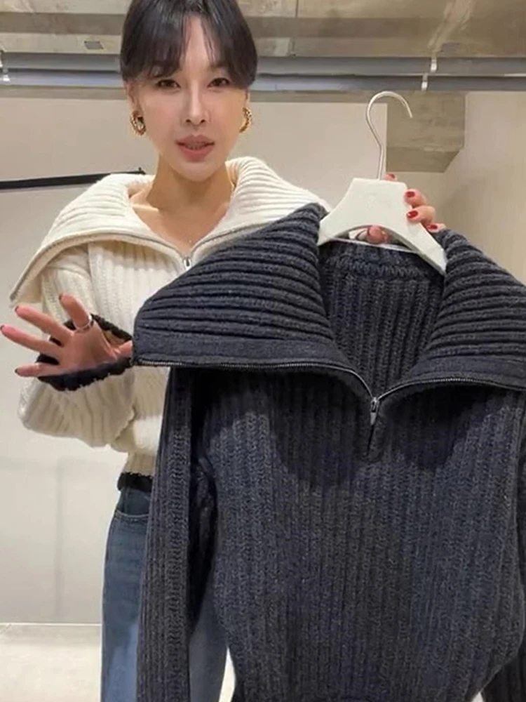 

Comfortable Camere Knitwear Casual Basic Layering irt Versatile Autumn Winter Faion Simple Design Commute Sle Sweater