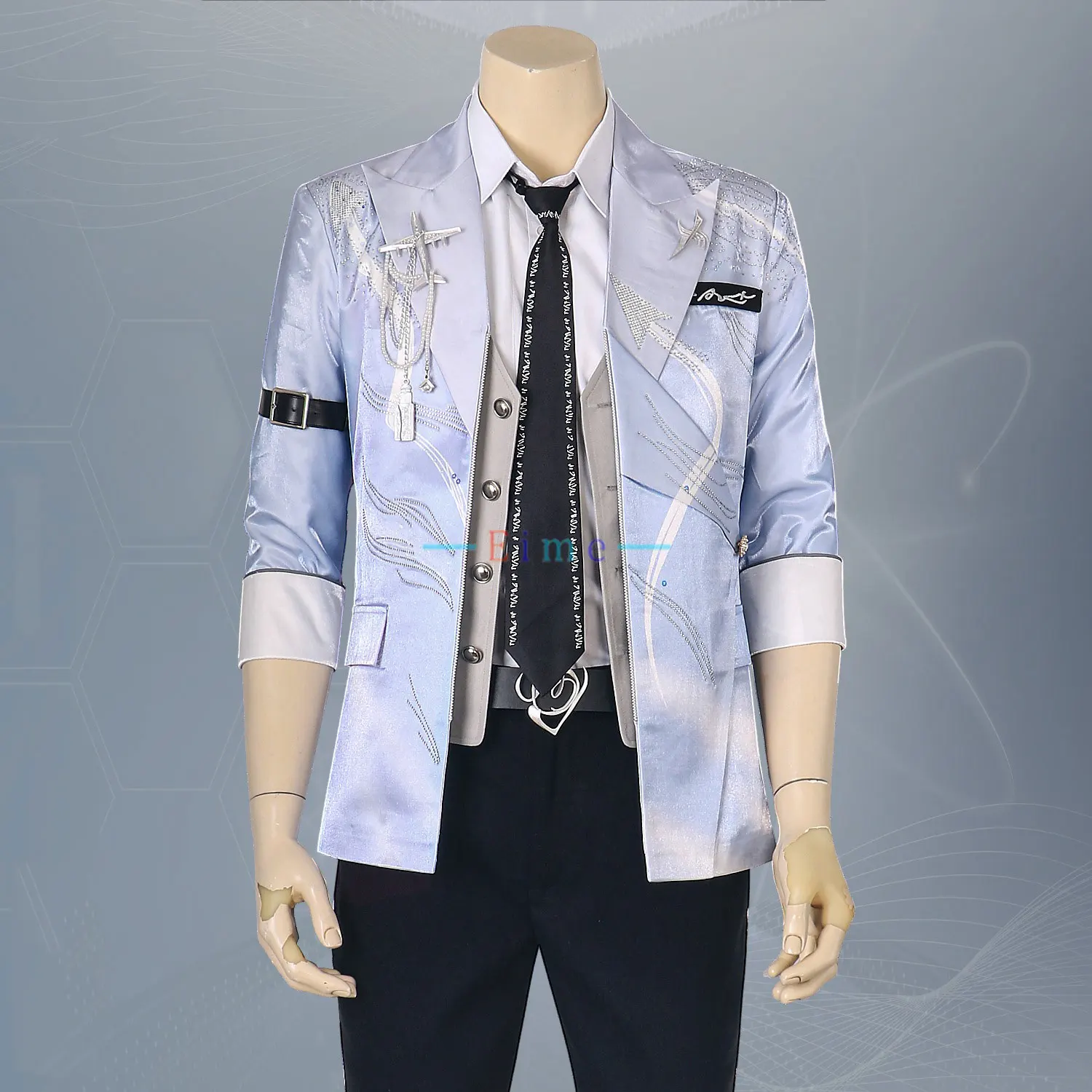 

Костюм для косплея «Любовь и глубокий косплей», необычные вечерние официальные костюмы, пальто, рубашка, брюки, карнавальная униформа на Хэллоуин, индивидуальный заказ