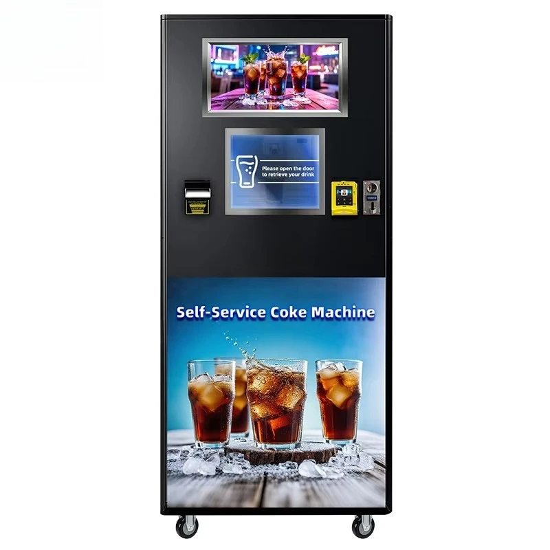 Customized High Profit Soda Drink Vending Machine Fully Automatic Self Service for Commercial Use Factory Direct Price Hot Sale